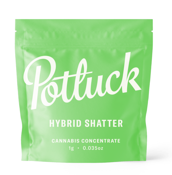 Potluck - Hybrid Shatter - cannabis Concentrate | WhitePalm Canada