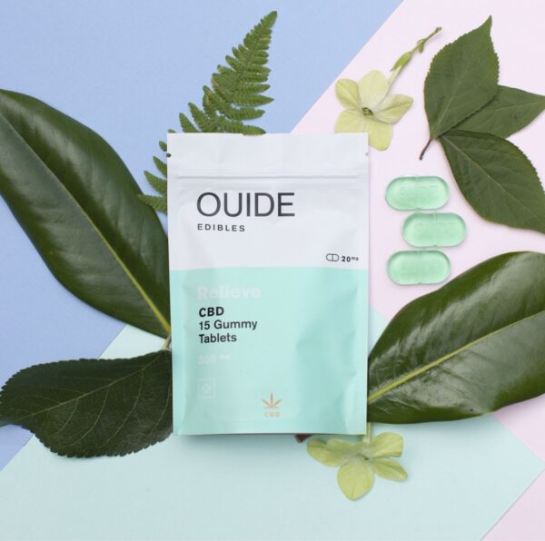 Ouide Edibles – Relieve – CBD gummies 300mg | WhitePalm Canada