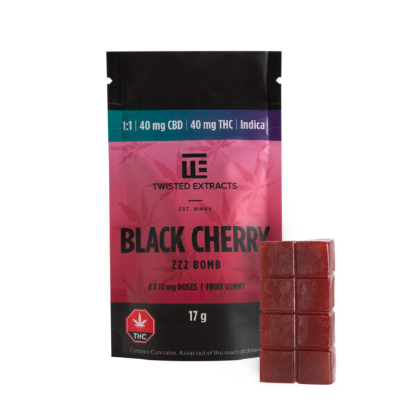 Twisted Extracts – Black Cherry 1:1 Zzz Bombs | WhitePalm Canada