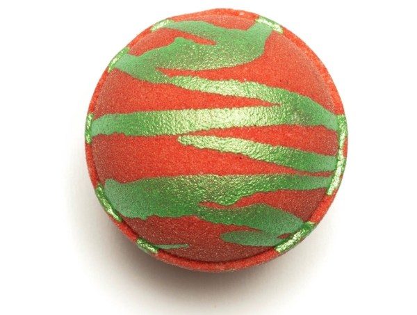 Nikki Stikki Botanicals – CBD Bath Bomb – Christmas Spirit Bomb (red/green) – 300mg CBD | WhitePalm Canada