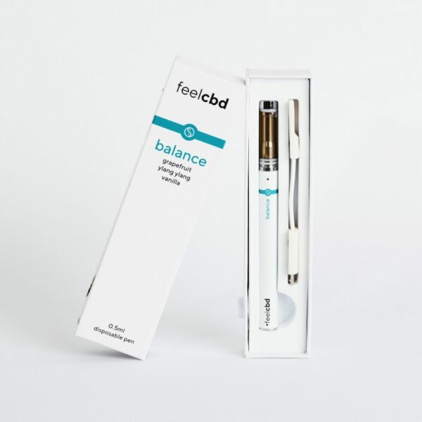 FeelCBD – Balance – Dispsable CBD Vape Pen 0.5ml | WhitePalm Canada