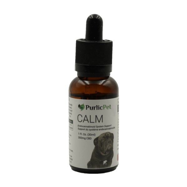 Purlic Pet – CBD Tincture – Calm For Dogs – 300mg CBD | WhitePalm Canada