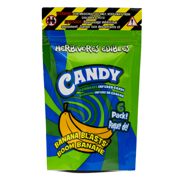 Herbivores Edibles – Banana Blasts Gummies | WhitePalm Canada