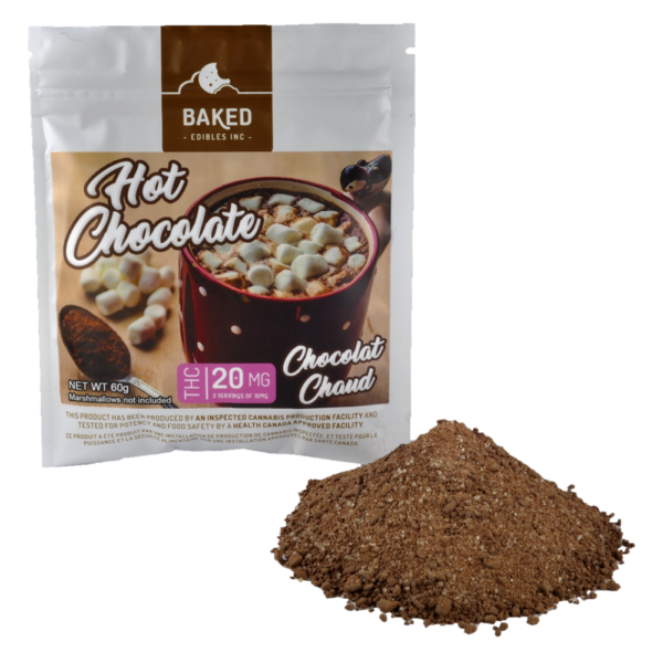 Baked Edibles – Hot Chocolate 20mg THC | WhitePalm Canada