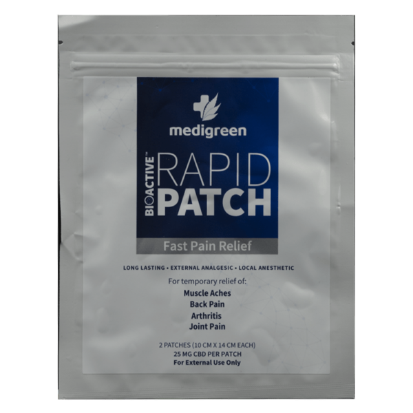 Medigreen Rapid CBD Patch – Fast Pain Relief | WhitePalm Canada