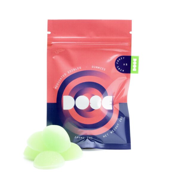 Dose Edibles Gummies – Kiwi Fruit | WhitePalm Canada