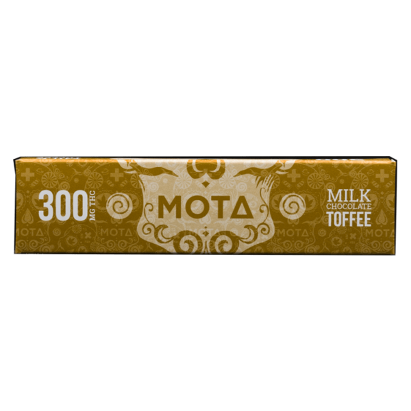 MOTA Edibles – Milk Chocolate Toffee Bar – 300mg THC | WhitePalm Canada