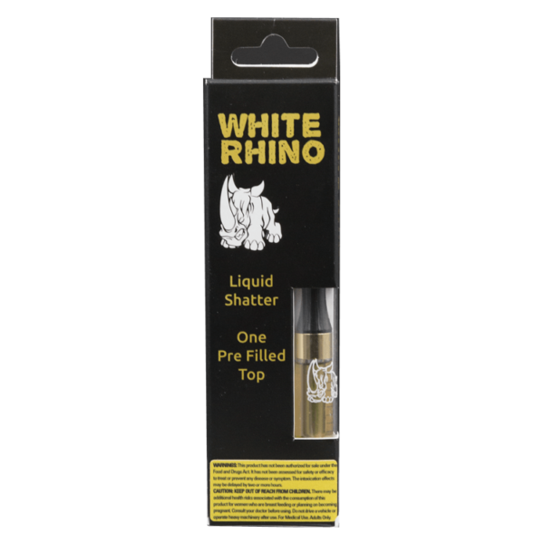 White Rhino – Liquid Shatter Refill Cartridge – Girl Scout Cookies 1g | WhitePalm Canada