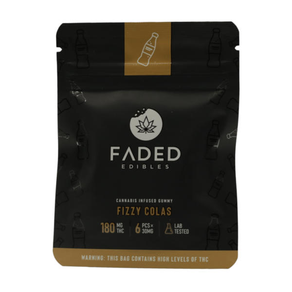 Faded Edibles – Fizzy Colas – 180mg | WhitePalm Canada