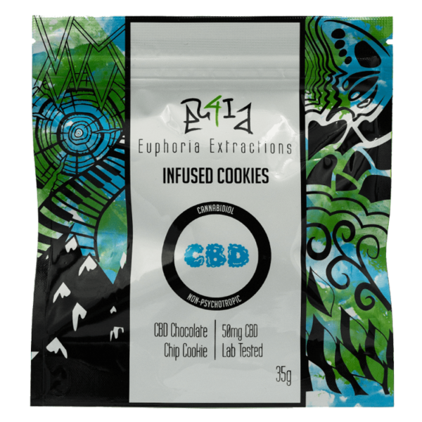 Euphoria Extractions – CBD Cookie – 50mg | WhitePalm Canada