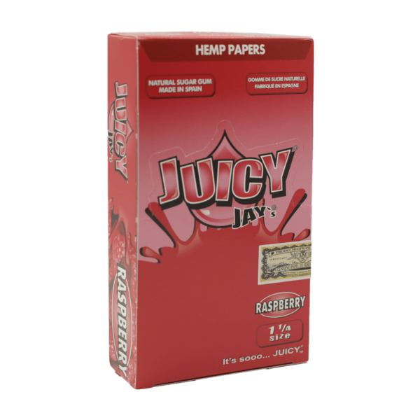 Juicy Jay’s – Hemp Papers (1.25 inch) – Raspberry | WhitePalm Canada