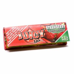 Juicy Jay’s – Hemp Papers (1.25 inch) – Strawberry | WhitePalm Canada