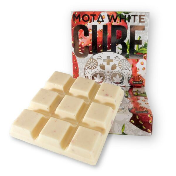 Mota – White Cube CBD – Strawberries & Cream – 180mg CBD | WhitePalm Canada