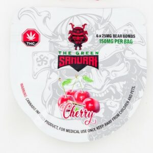 The Green Samurai – Cherry Gummies – 150mg | WhitePalm Canada