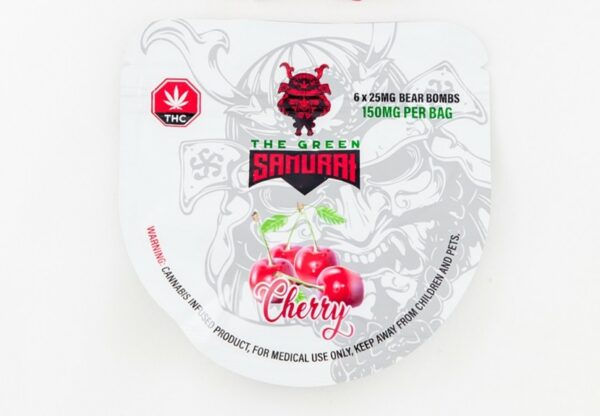 The Green Samurai – Cherry Gummies – 150mg | WhitePalm Canada