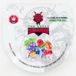 The Green Samurai – Fruit Pack Gummies – 150mg | WhitePalm Canada