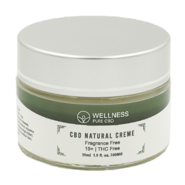 Wellness Pure CBD – Natural Creme – 500mg | WhitePalm Canada