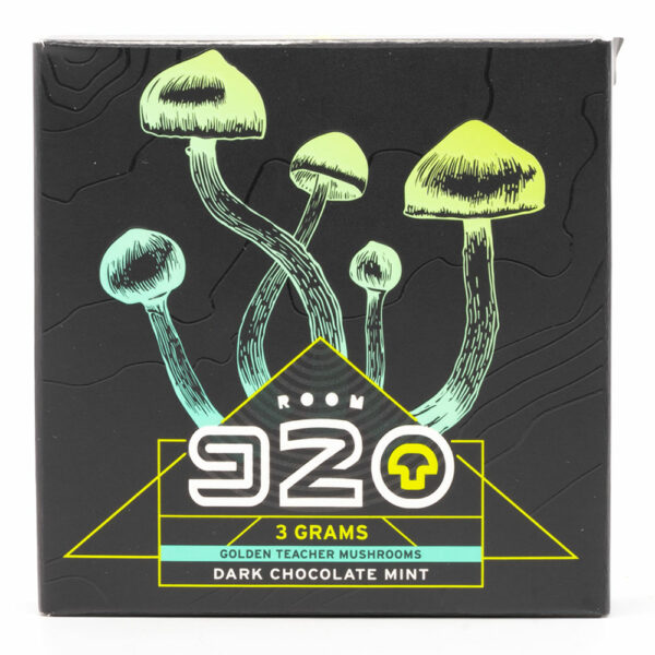 Room 920 – Mushroom Chocolate Bar – Dark Chocolate Mint – 3 grams | WhitePalm Canada