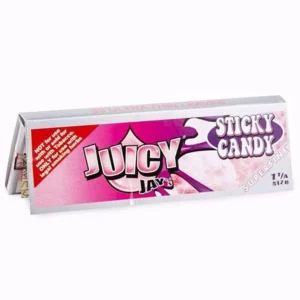 Juicy Jay’s – Superfine Hemp Papers (1.25 Inch) – Sticky Candy | WhitePalm Canada