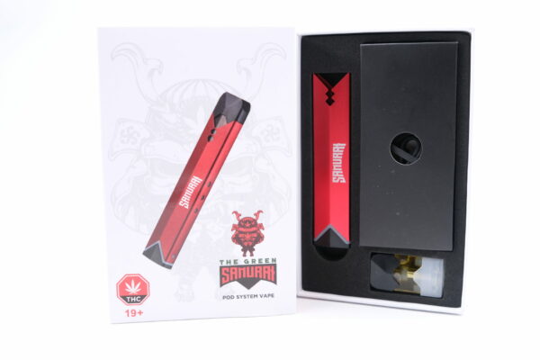 The Green Samurai – LED Vape Kit – 1ml THC | WhitePalm Canada