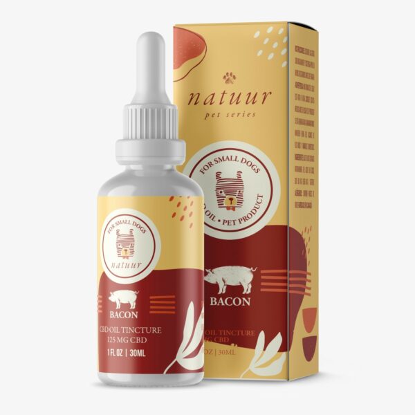 Natuur – Pet Series – CBD Oil For Small Dogs – Bacon Flavour – 125mg | WhitePalm Canada