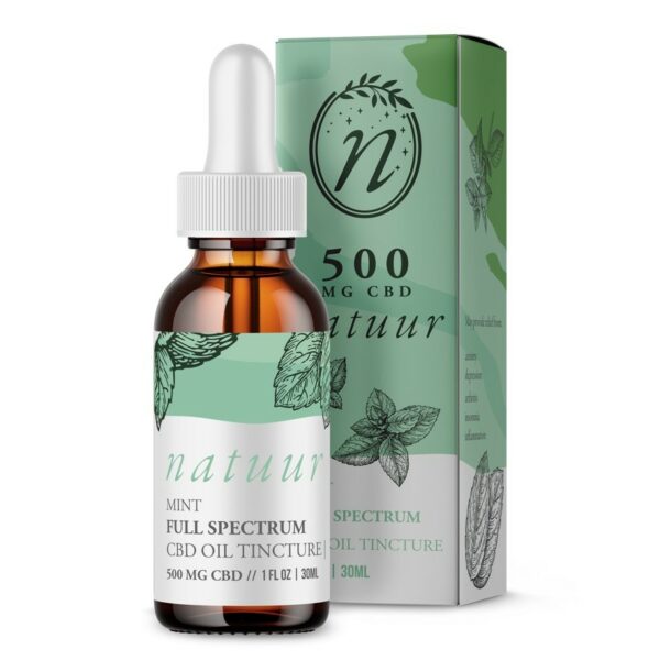 Natuur – Full Spectrum CBD Oil Tincture – Mint | WhitePalm Canada