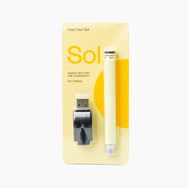 Sol – 400 mAh Vape Battery (510 thread) | WhitePalm Canada