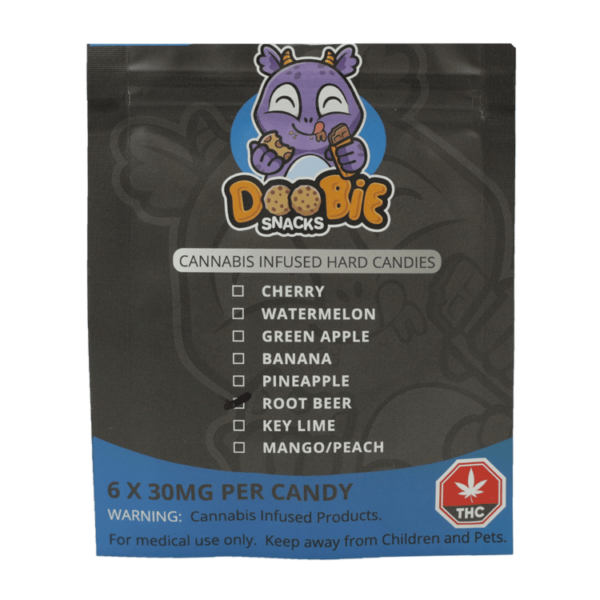 Doobie Snacks – Hard Candies – 180mg THC | WhitePalm Canada