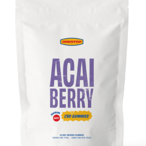 OneStop – Açai Berry CBD Gummies 500mg | WhitePalm Canada