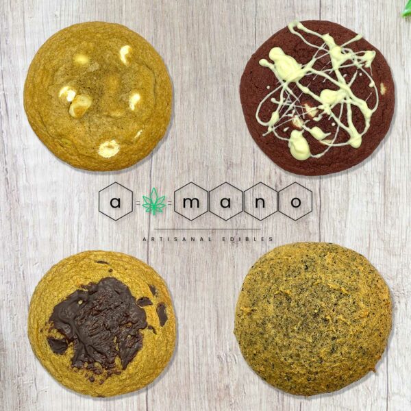 Amano Edibles – Cookies – 200mg | WhitePalm Canada